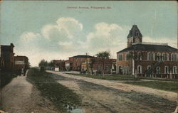 Central Avenue Postcard