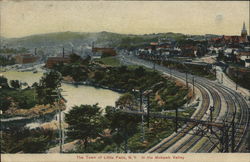 The Town of Little Falls In the Mohawk Valley Postcard