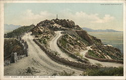 Summit of Rubidoux Mt. Postcard