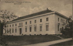 California Hall, University of California Postcard