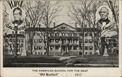 The American School for the Deaf Postcard