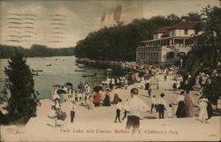 Park Lake and Casino Buffalo, NY Postcard Postcard Postcard