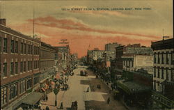 125th Street from L Station Looking East Postcard