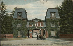 The Lodge or Gate House, Main Entrance to Vassar College Postcard