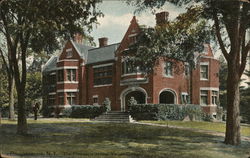 The President's House, Vassar College Postcard