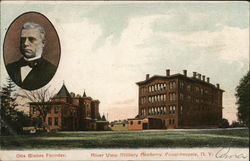 River View Military Academy Postcard