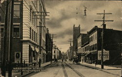 Washington Street Poughkeepsie, NY Postcard Postcard Postcard