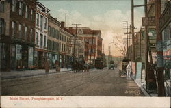 Main Street Poughkeepsie, NY Postcard Postcard Postcard