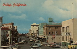 Downtown Georgia Street in Vallejo, California Postcard