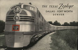 The Texas Zephyr Postcard