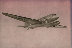 United Airlines Mainliner Postcard