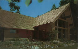 A Justus Solid Cedar Home, Justus Co., Inc. Postcard