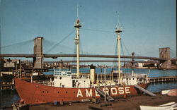 Lightship No.87, Ambrose New York, NY Postcard Postcard Postcard