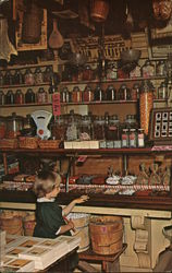 The popular Candy Counter of The Original Vermont Country Store Postcard