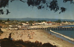 Santa Cruz Beach and Casino Postcard