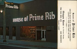 House of Prime Rib - Serving Roast Prime Ribs of Beef Exclusively Carved at Your Table From the Cart Postcard