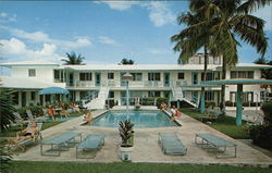 Ronny Dee Apartments and Motel Postcard