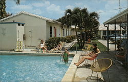 The Anchor Motel Fort Lauderdale, FL Postcard Postcard Postcard