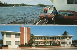 Left Bank Lodge Hollywood, FL Postcard Postcard Postcard