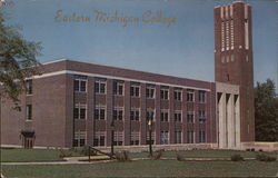 Eastern Michigan College Postcard