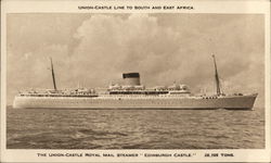 The Union-Castle Royal Mail Steamer "Edinburgh Castle" Postcard