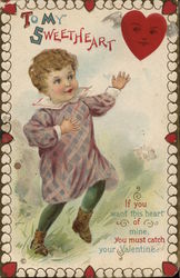 To My Sweetheart Postcard