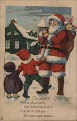 Christmas Greetings Postcard