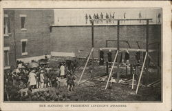 The Hanging of President Lincoln's Assassins Postcard