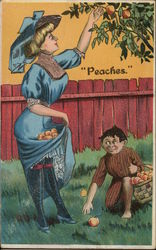 Peaches Postcard