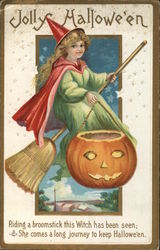 Jolly Halloween Postcard