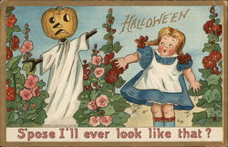 Halloween Postcard Postcard