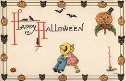 Happy Halloween Postcard Postcard