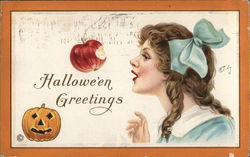 Halloween Greetings Postcard Postcard