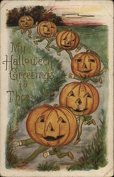 My Halloween Greetings to Thee Postcard