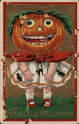 For A Jolly Halloween Postcard Postcard