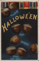 Halloween Nuts Postcard