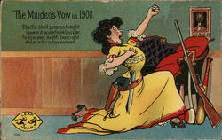 The Maiden's Vow in 1908 Postcard