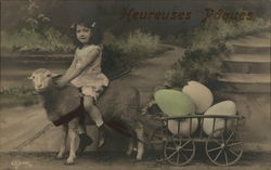 Heureuses Paques Easter Postcard Postcard