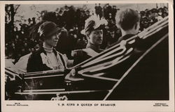 T.M.King & Queen of Belgium Postcard