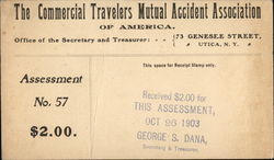 Tax Assessment Postcard