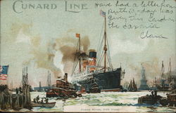 Cunard Line Postcard