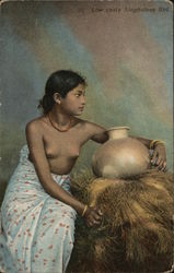 Low Caste Singhalese Girl Postcard