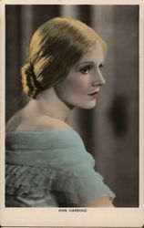 Ann Harding Actresses Postcard Postcard