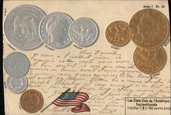 US Coins Postcard