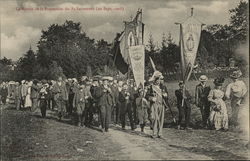 1908 The Return of the Procession of the Blessed Sacrament Postcard