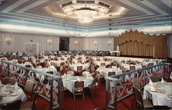 The Emerald Room of the Shamrock Hilton Postcard