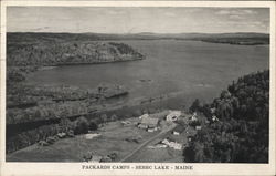 Packards Camps Sebec Lake, ME Postcard Postcard Postcard