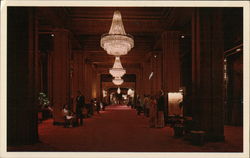 Main Lobby, The Fairmont Hotel New Orleans, LA Postcard Postcard Postcard