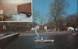 Rainbow Cove Motel on Lake Seneca Postcard