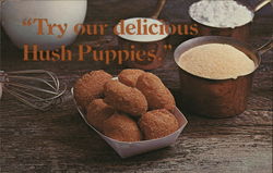 Try Our Delicious Hugh Puppies - Long John Silver's Postcard